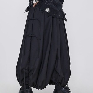 【UNISEX】 Drawstring Wide Leg Pants / ドローストリング ワイドレッグ パンツ