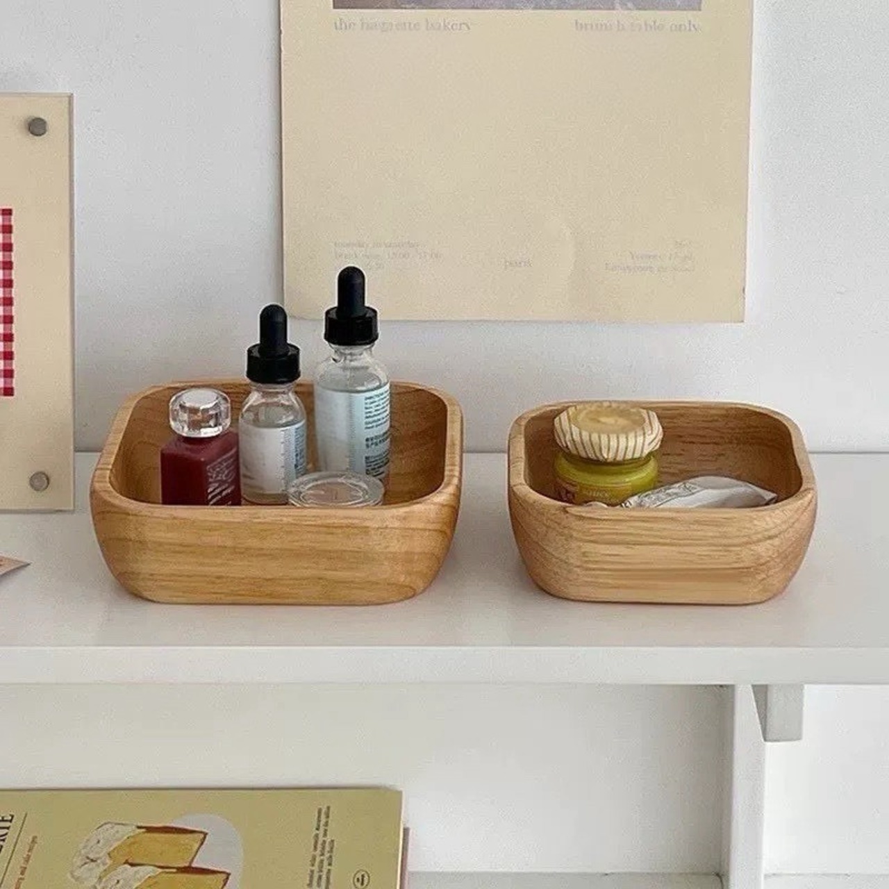 木製 デスクトップ 収納 トレイ 5種類】無垢材 鍵 アクセサリー 香水 寝室 玄関 一人暮らし ミニマリスト シンプル　