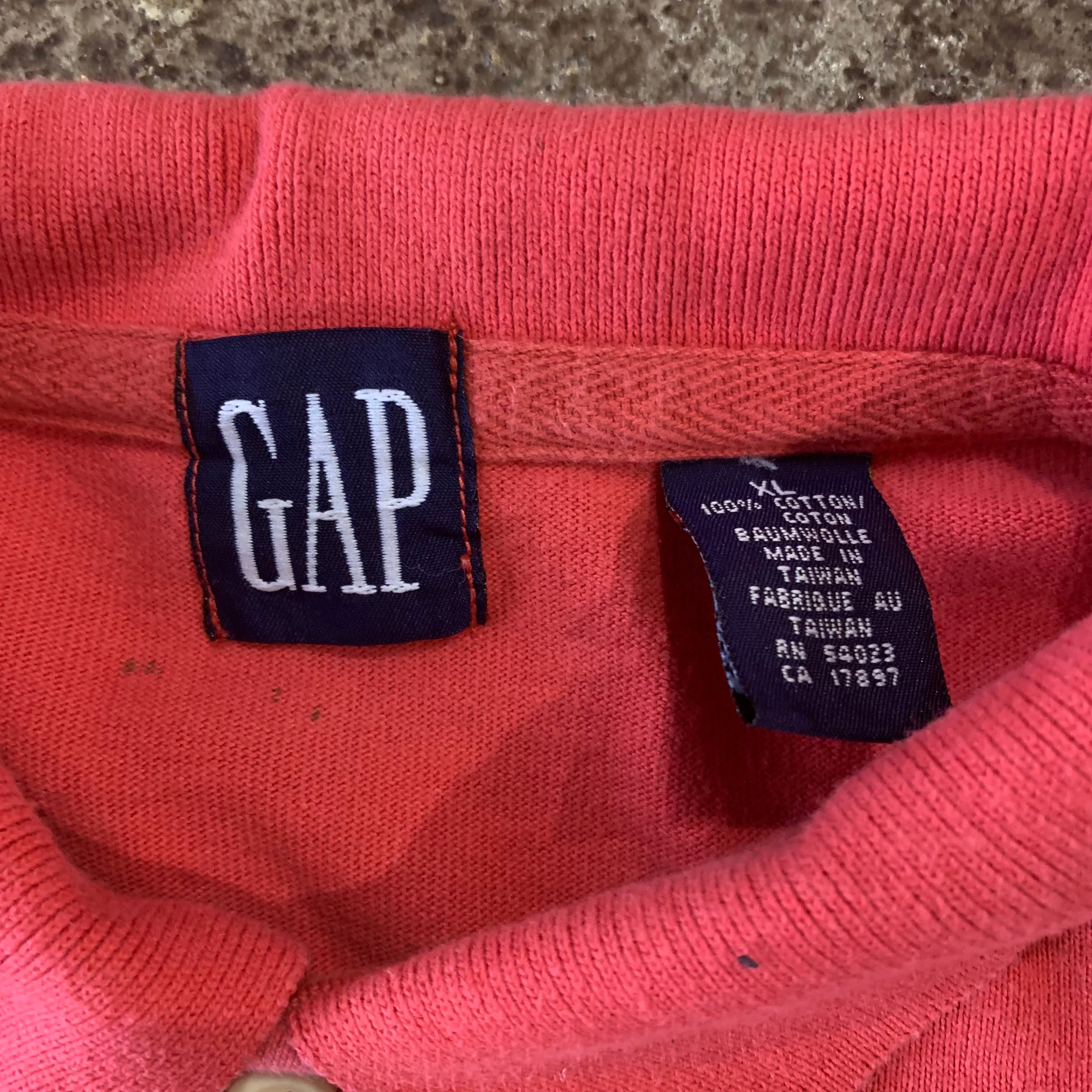 90s old GAP L/S polo shirt | What'z up 90s old GAP L/S polo shirt | What'z up