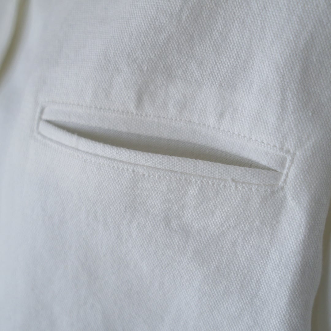 atelier naruse アトリエナルセ コットンリネンオックスドットブラウス