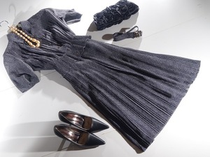 ★L（11号）☆小花柄ブラウスワンピ－スセット(OPN5189) 