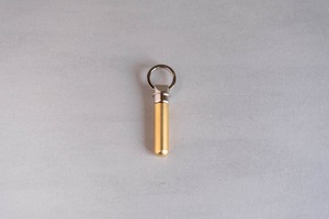 CANDY DESIGN & WORKS /Bullet Key Ring_Nickel × Brass