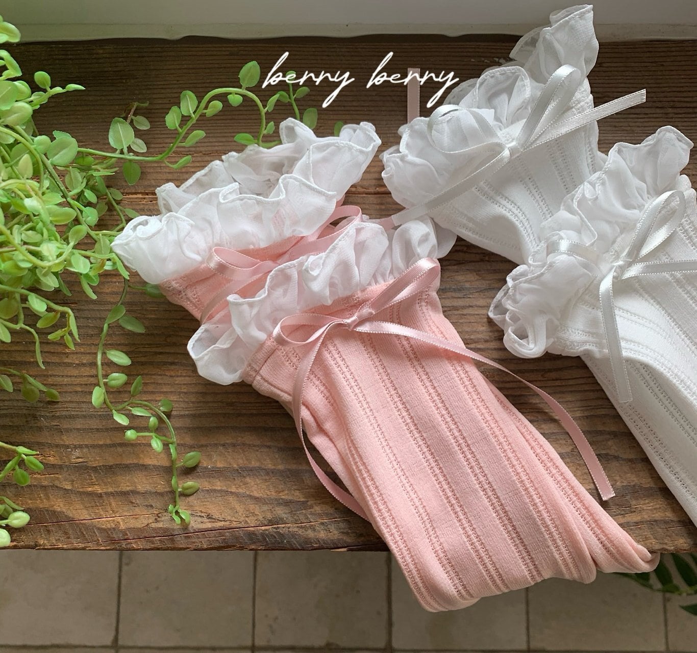 «予約»«berry berry» シフォンソックス 2colors