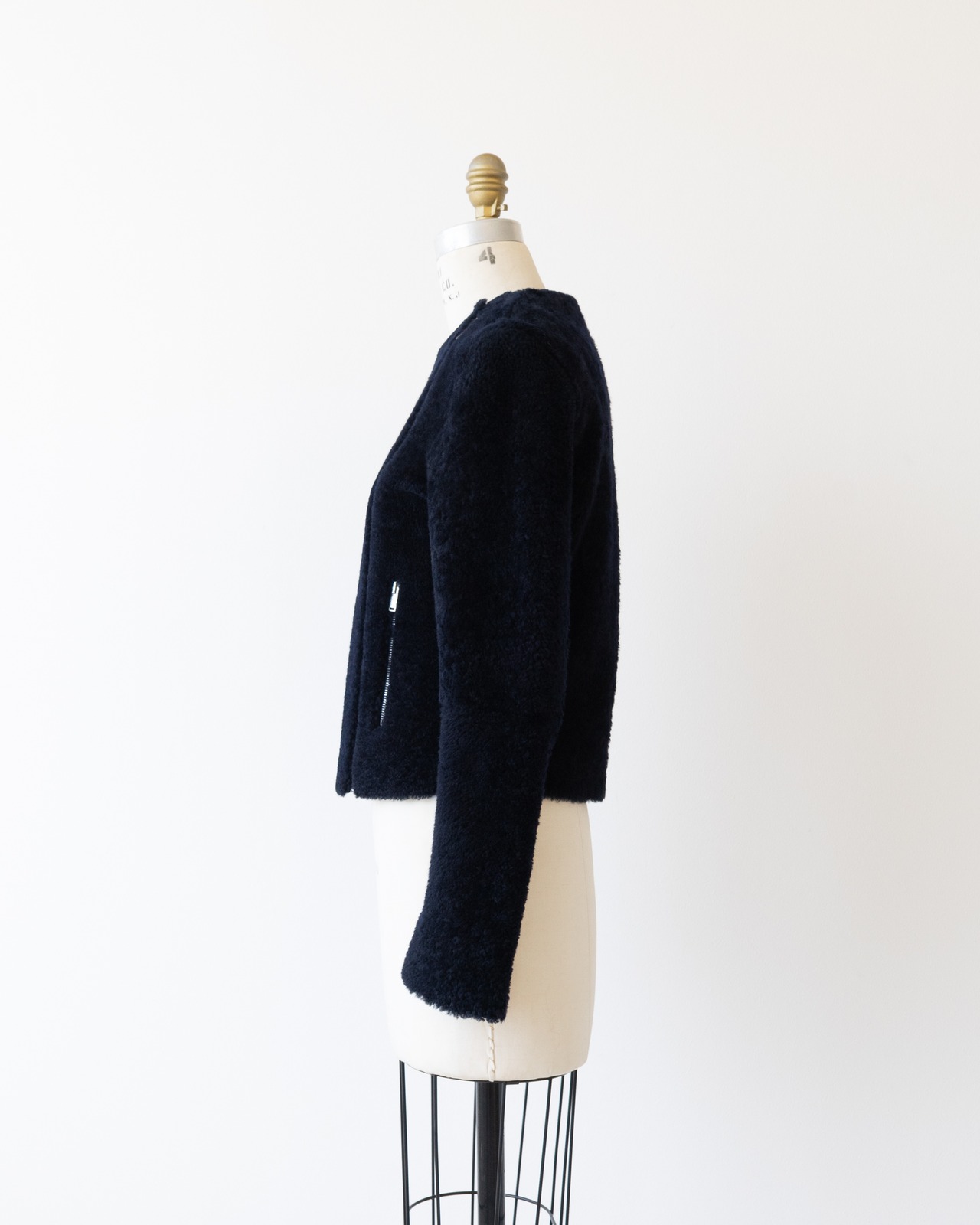 〈CÉLINE by phoebe philo〉Mouton Riders Jacket