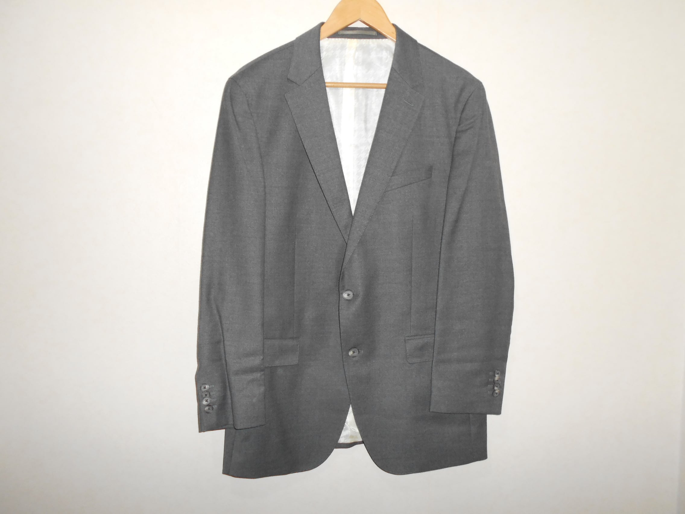 032170○ HUGO BOSS marzotto 2B テーラード ジャケット 52 | workaholics