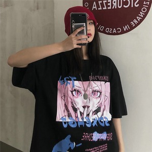 【トップス】アバンギャルドプリント個性派Ｔシャツ217261000N