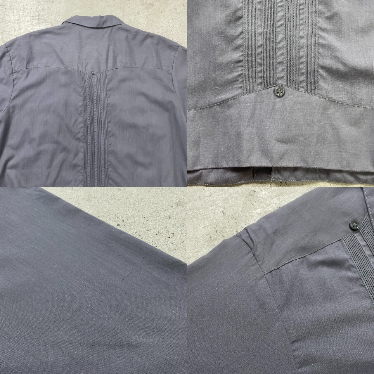 90年代 GUAYABERAS AUTENTICAS キューバシャツ オープンカラーシャツ