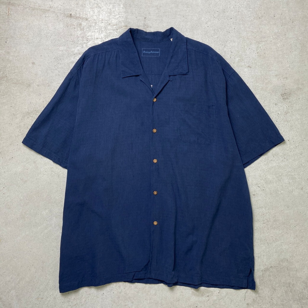 Tommy Bahama トミーバハマ 半袖シルクシャツ オープンカラーシャツ 
