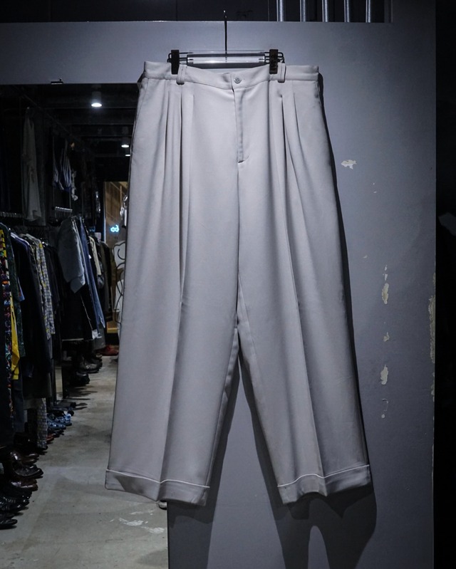 【add (C) vintage】White Color Vintage Wide Slacks Pants