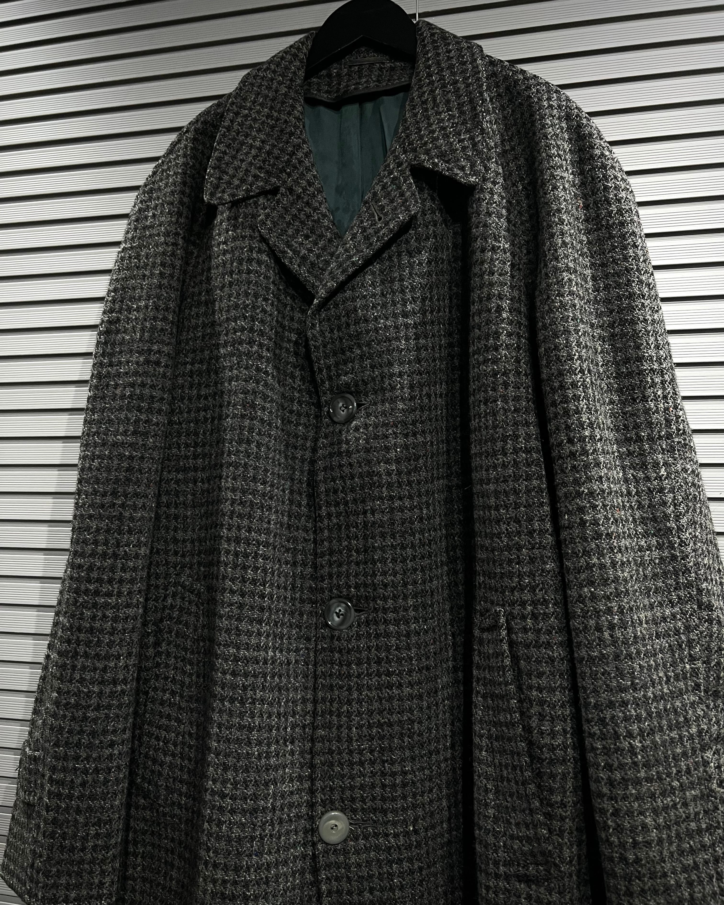 X VINTAGE】60's “Harris Tweed” Vintage Loose Long Coat | Caka(カカ