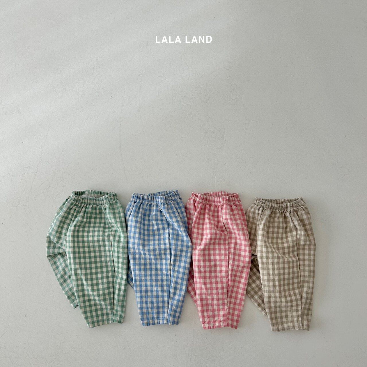 ミ均一セール | ミント 125~130【即納】lalaland|14. Check skinny pants