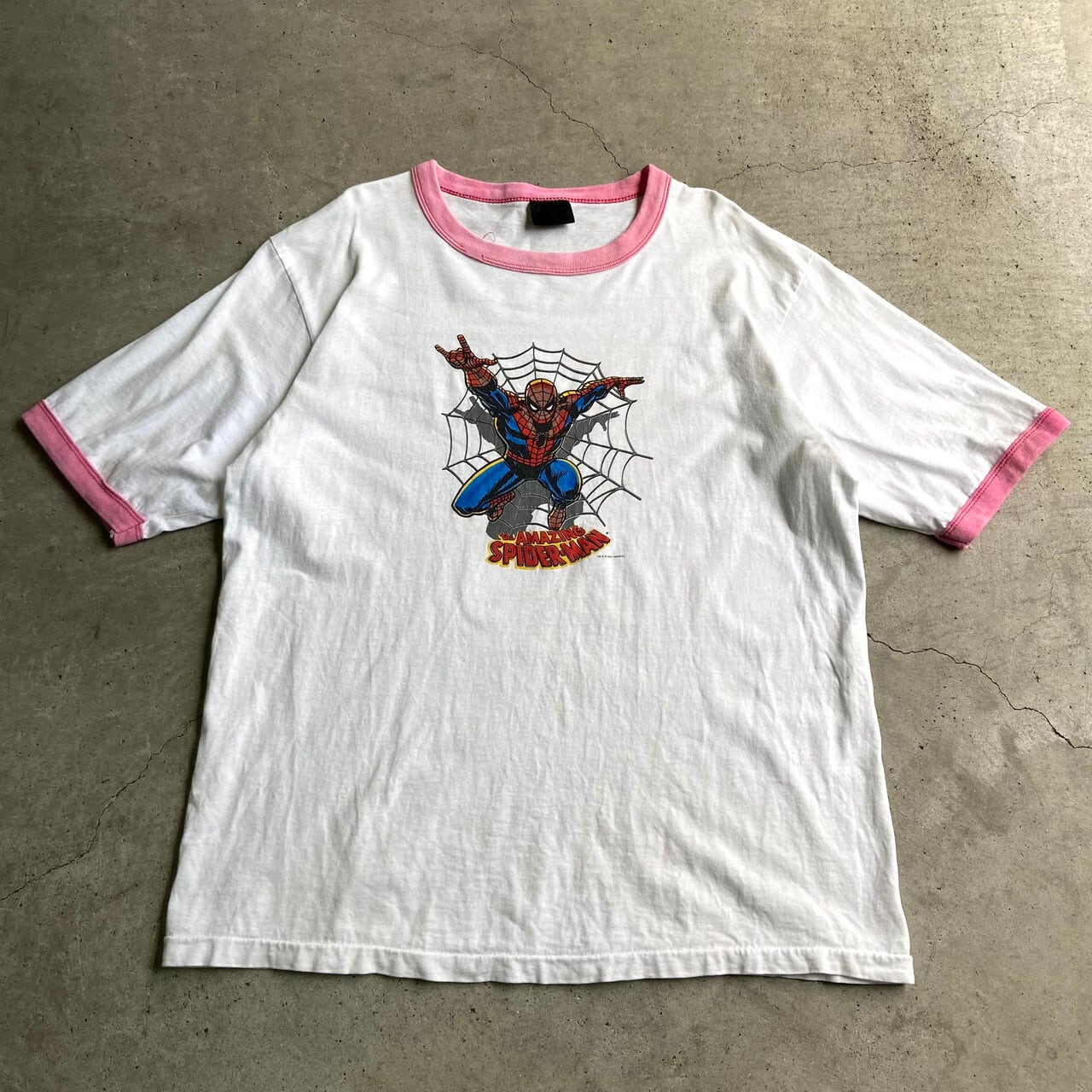 マーベルMARVELスパイダーマンキャラクターTシャツ映画Tアメコミヴィンテージ