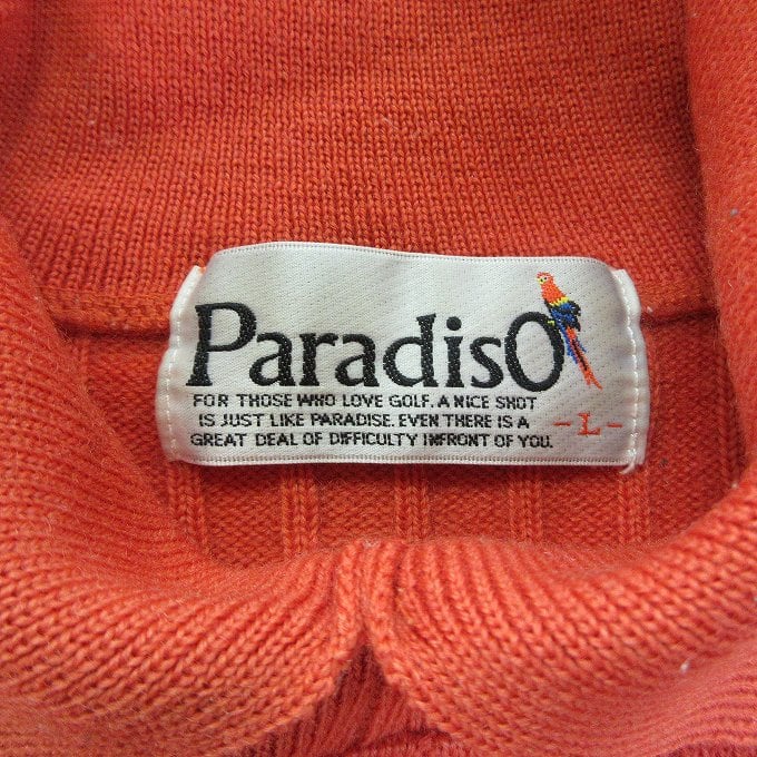 □ParadisO パラディーゾ ニット ゴルフ ゴルフウェア 襟付き