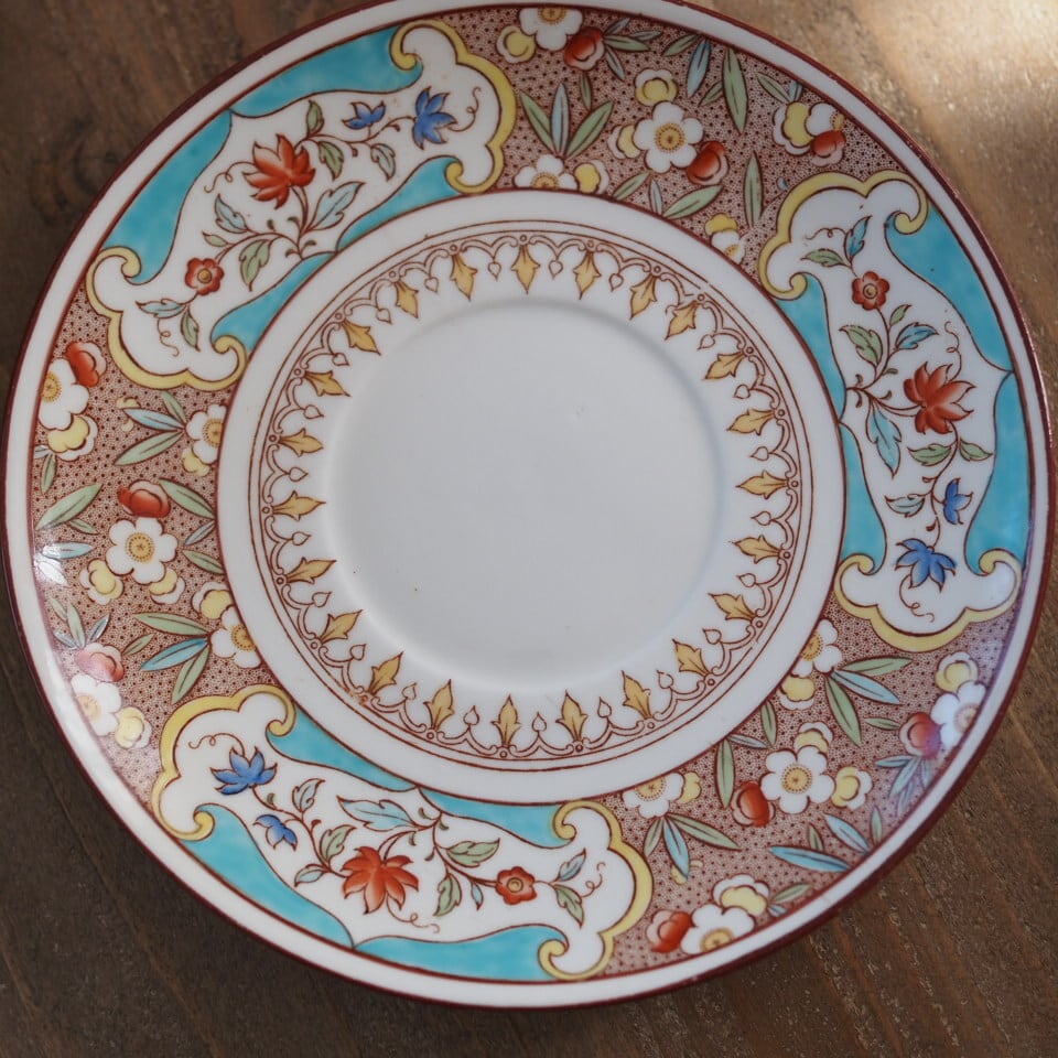 訳ありフランスアンティーク サルグミンヌ ミントン252＆767 カップ