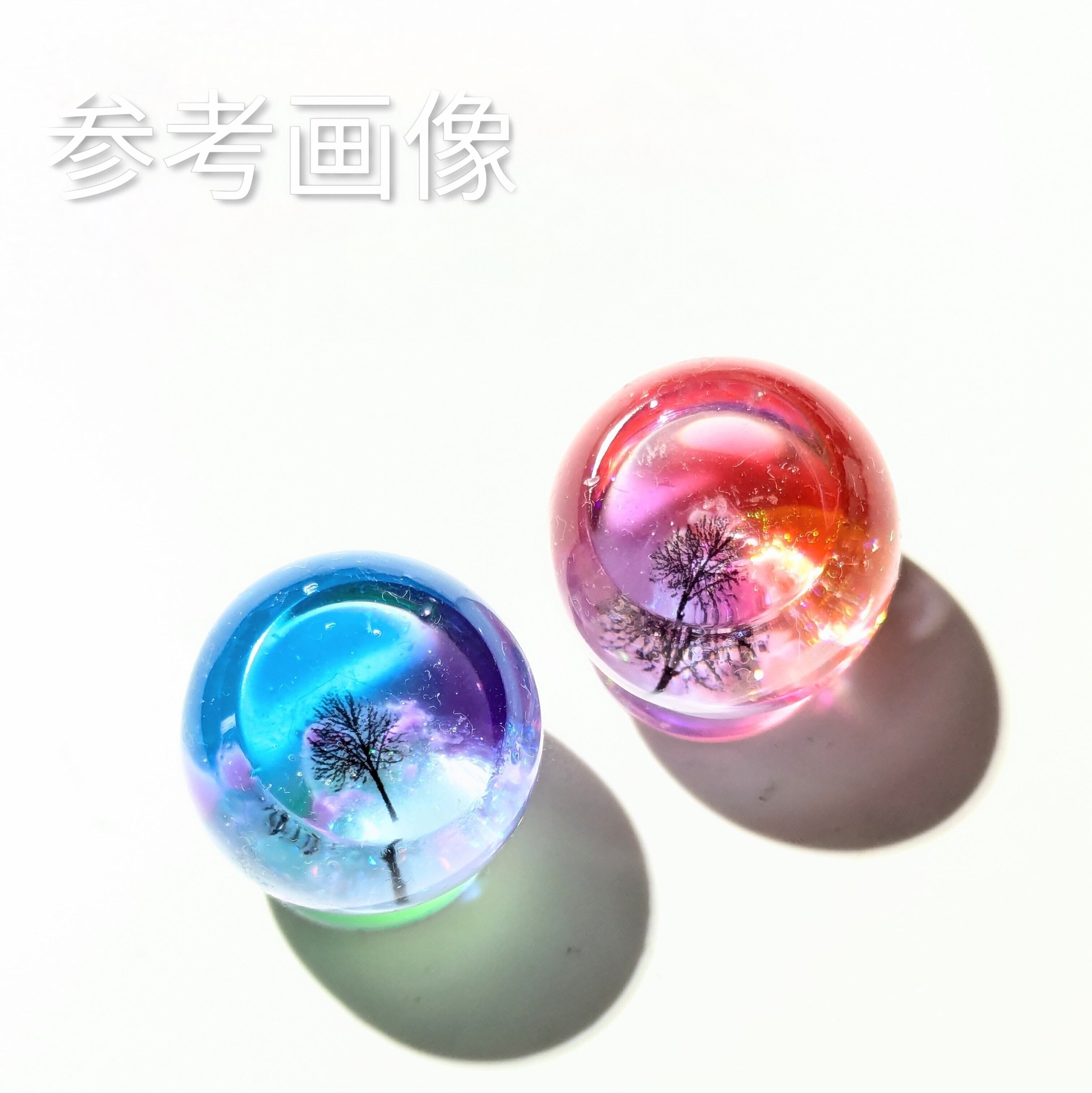 ☆試作品/変わり空玉M 《ソラマド/冬の守り人Ⅱ》/レジンオブジェ | 天