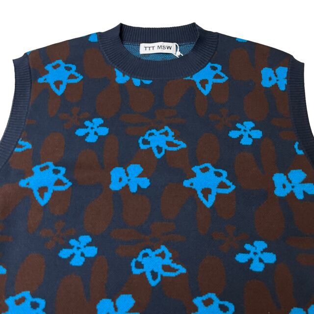 限定 クーポン10% TTT MSW 23SS Flower Camo Knit Vest | alamiah.edu.sa