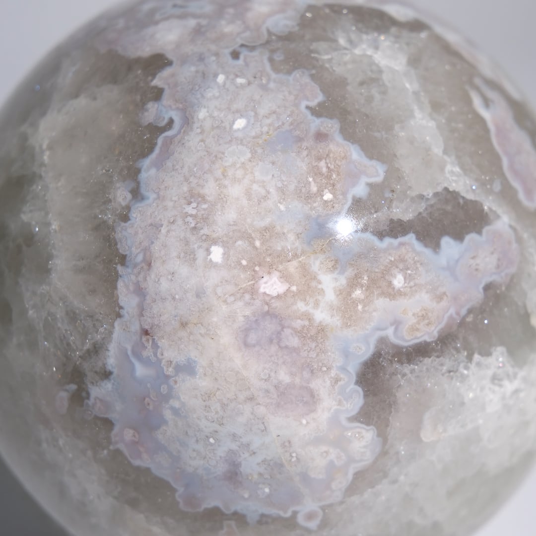 グリーンクォーツ フラワーアゲート / スフィア【φ9.3cm】 | Pay ID