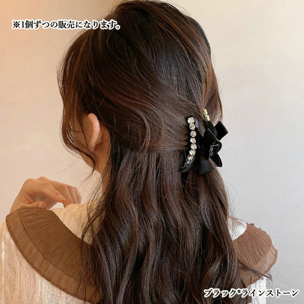 ヘアクリップ バンスクリップ リボン | YEPPOYO