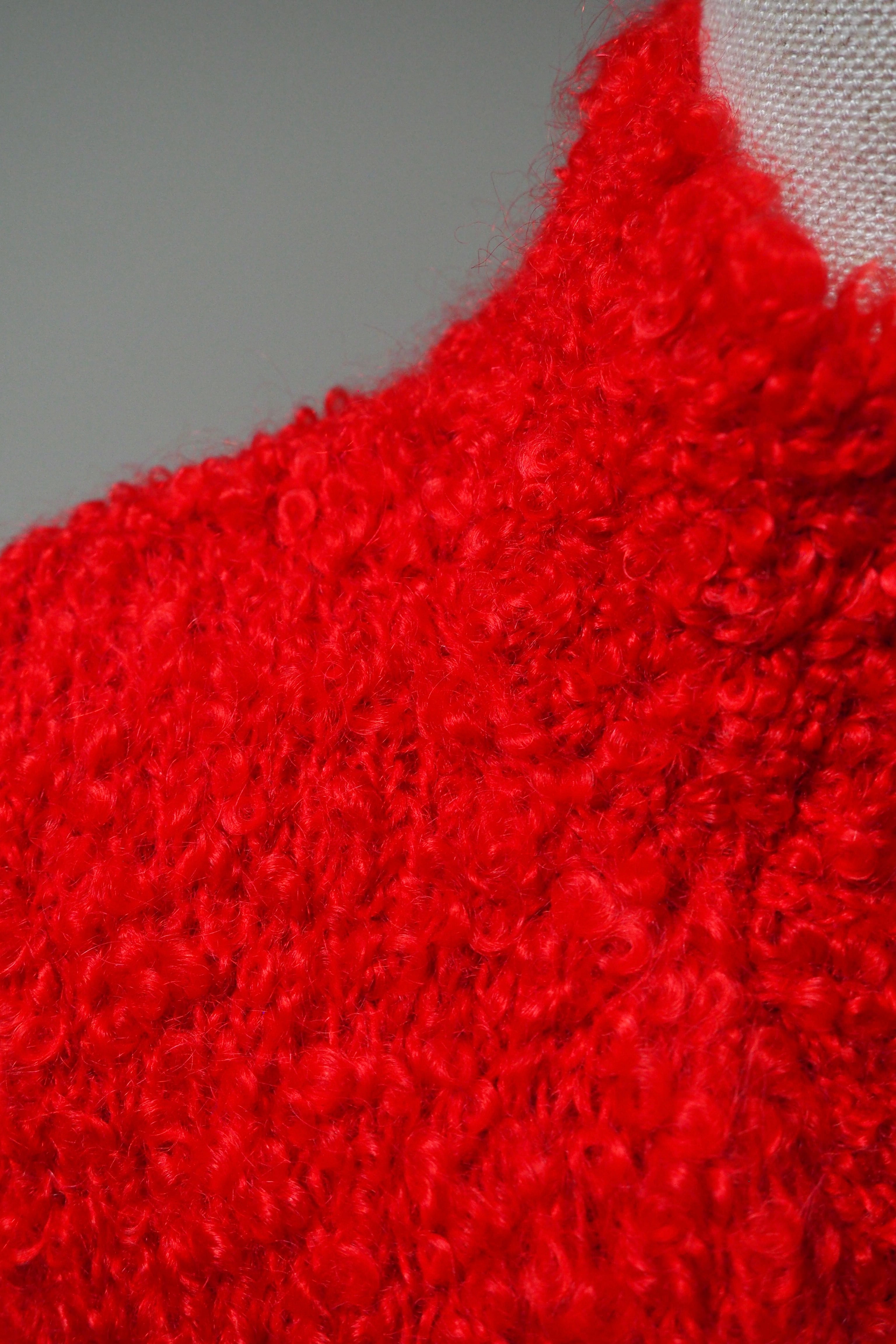 kota gushiken】Massive Mohair Cardigan -Red- | loop