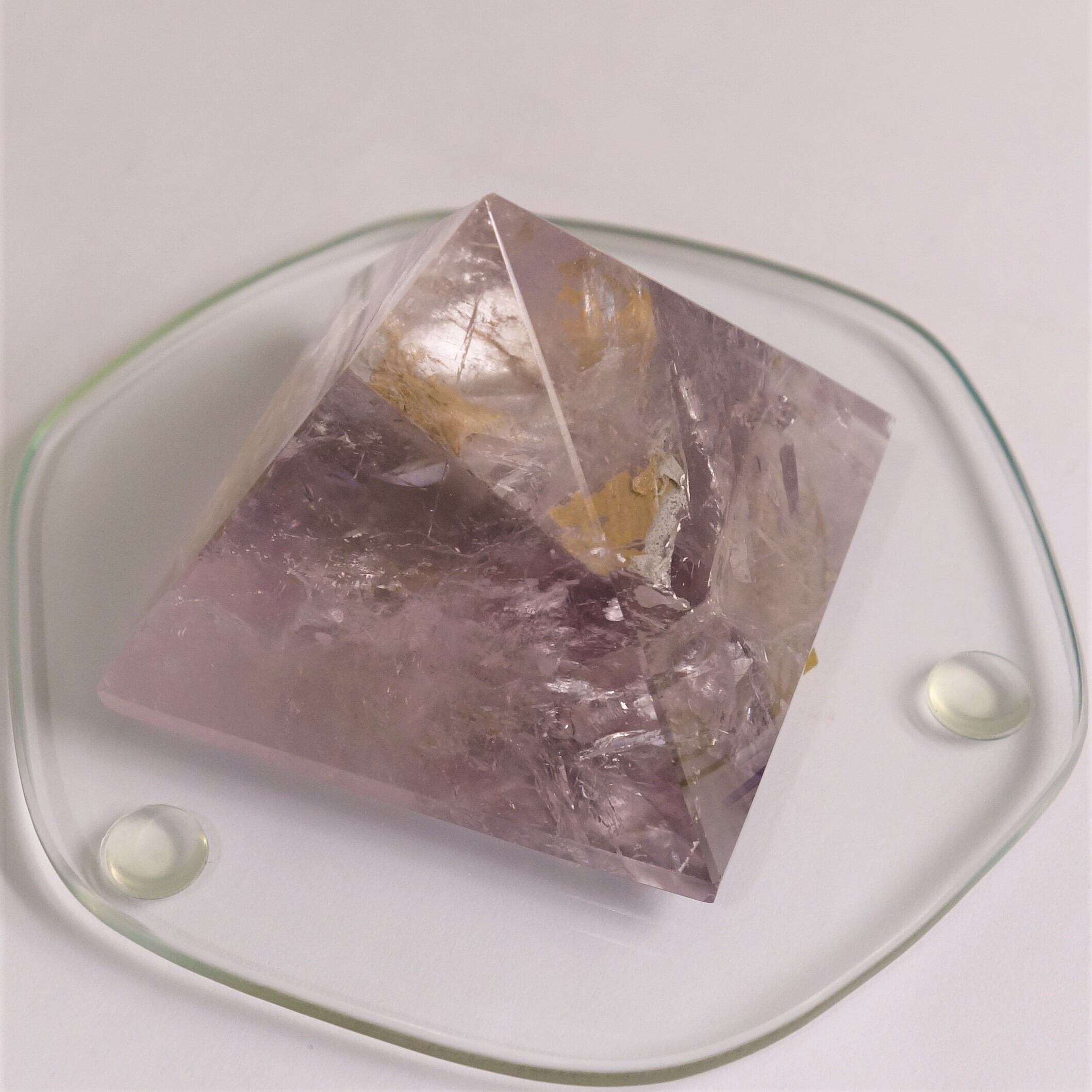 タキオン水晶 ✿ 神聖幾何学クォーツ発振器（ピラミッド型パワーストーン） 