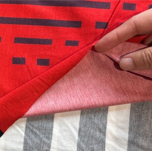 ★TB389◆2.4m◆綿レーヨン混天竺ニット生地◆ピッチ柄物