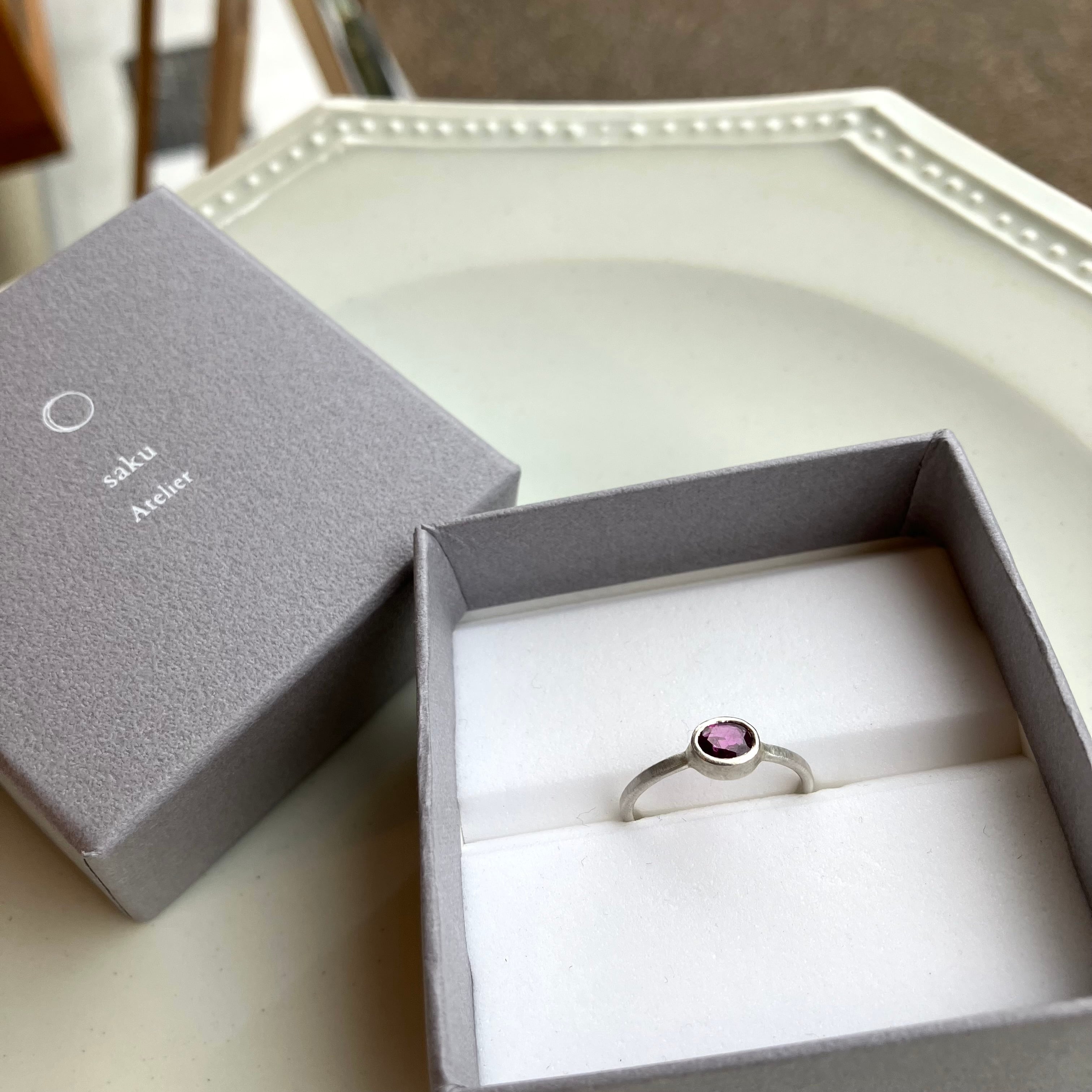 Atelir saku Rubyリング 【pop-up期間限定】