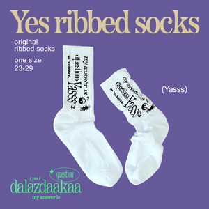 Yes ribbed socks
