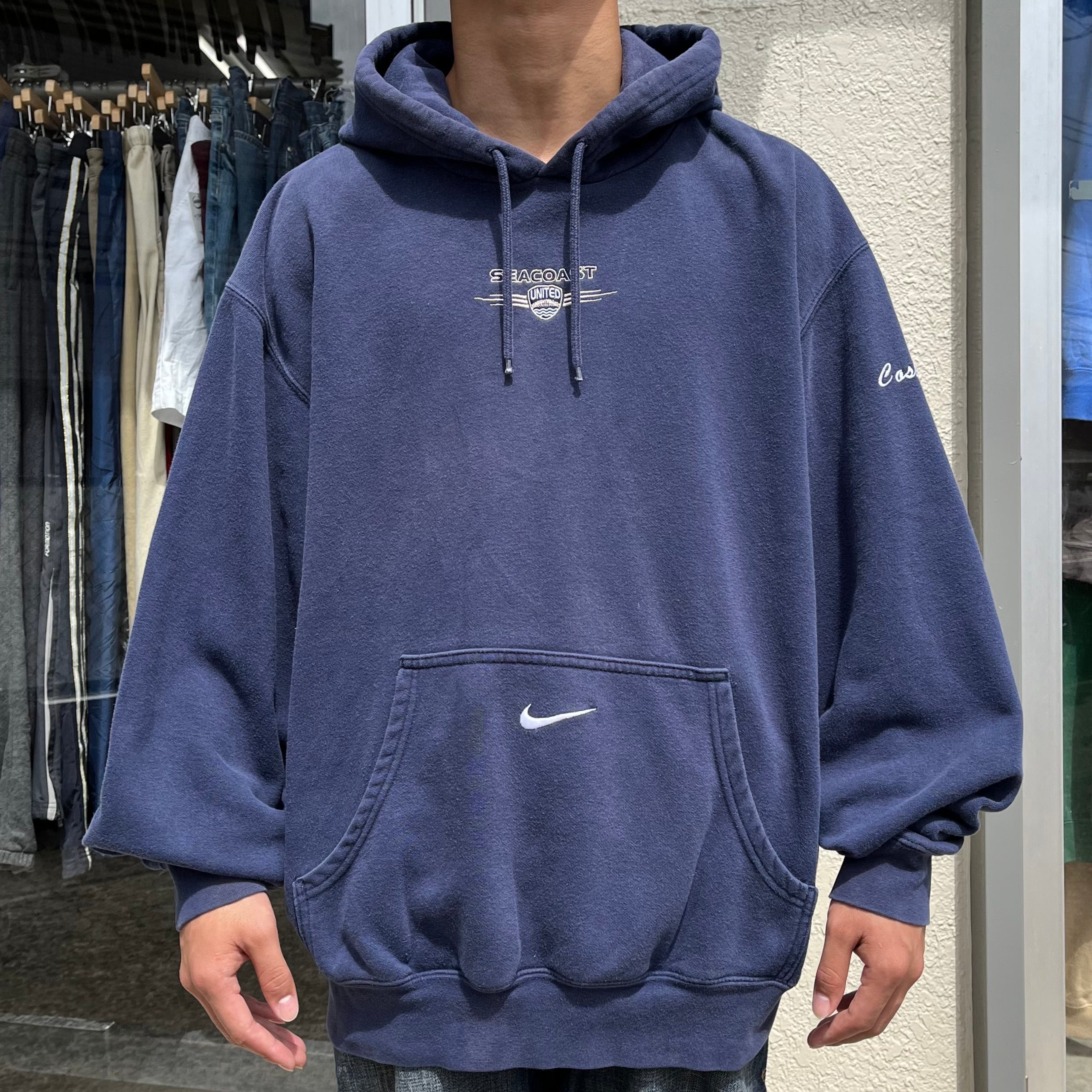 90s NIKE ナイキ　銀タグ　パーカー　フーディ　スウェット　プルオーバー