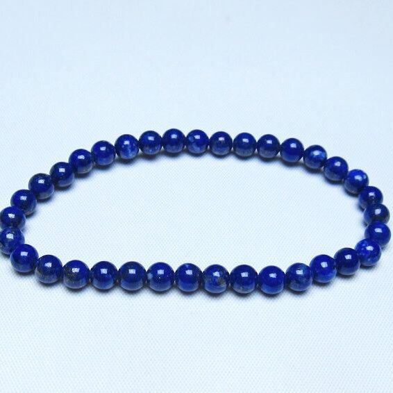 ラピスラズリ ブレスレット 5mm 一点物 メール便可 [M便 1/10] 111-48496
