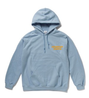 Logo hoodie  Blue×Orange【M size】