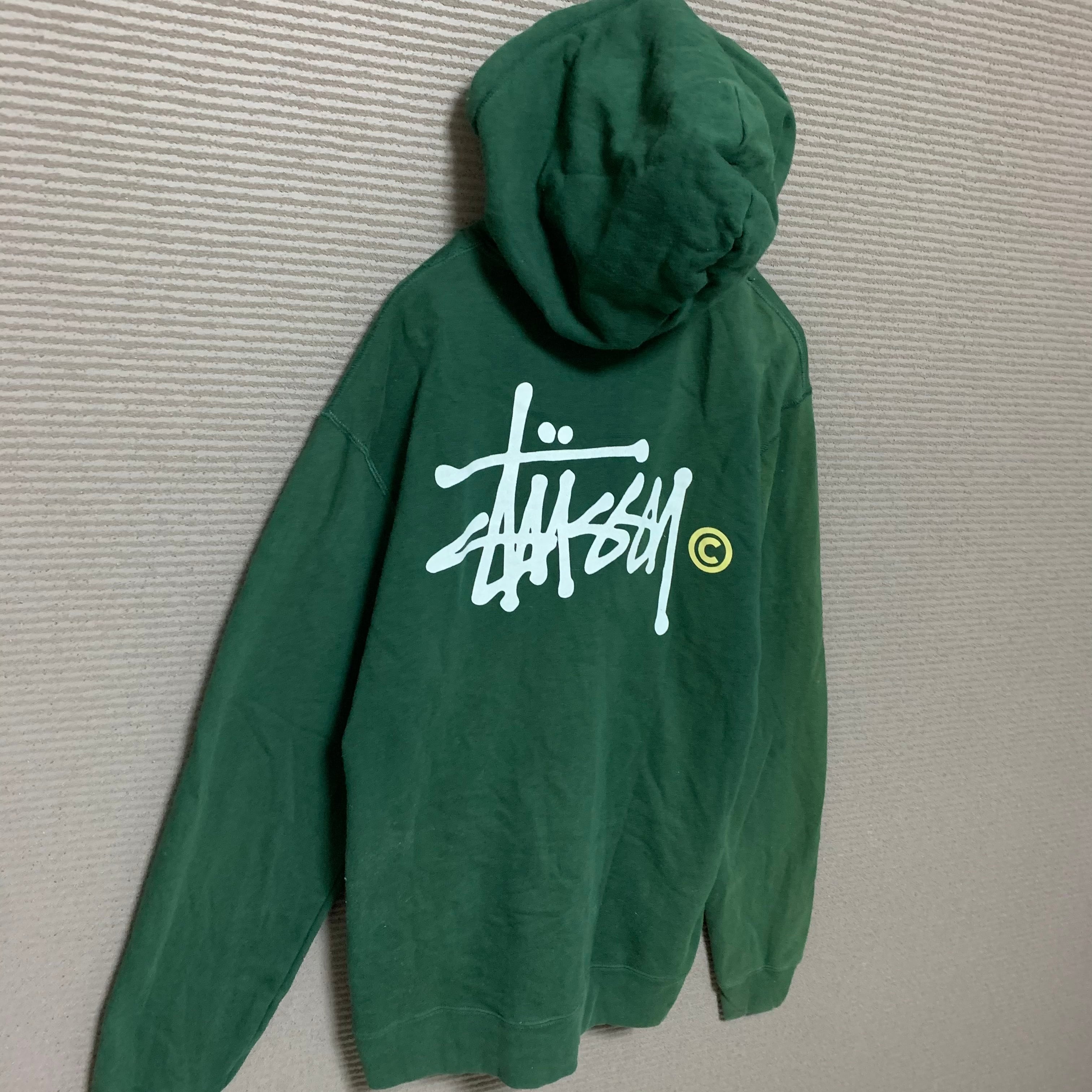 人気カラー】stussy ステューシー パーカー フルジップ 古着 XL | 古着