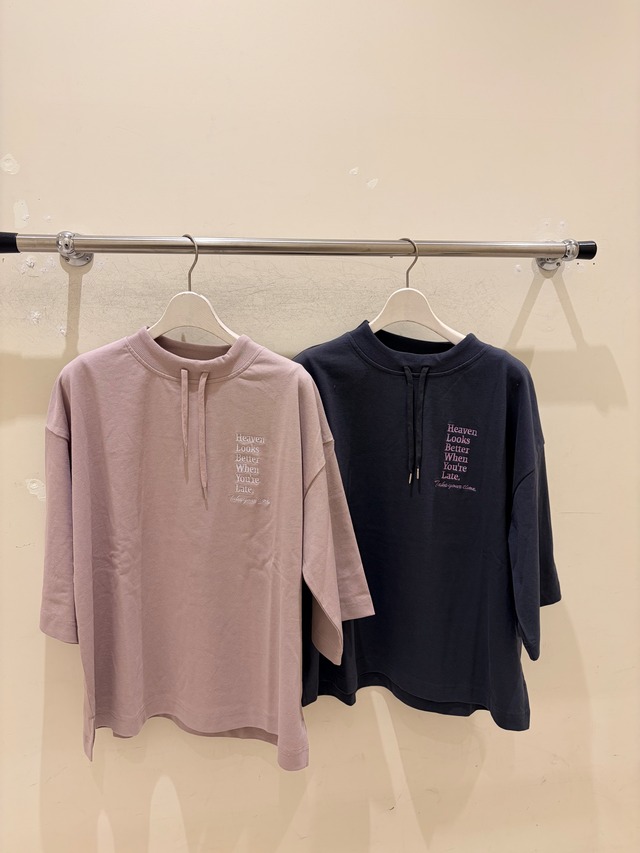 ロゴ刺繍コードネックプルオーバー　66445001/le colis