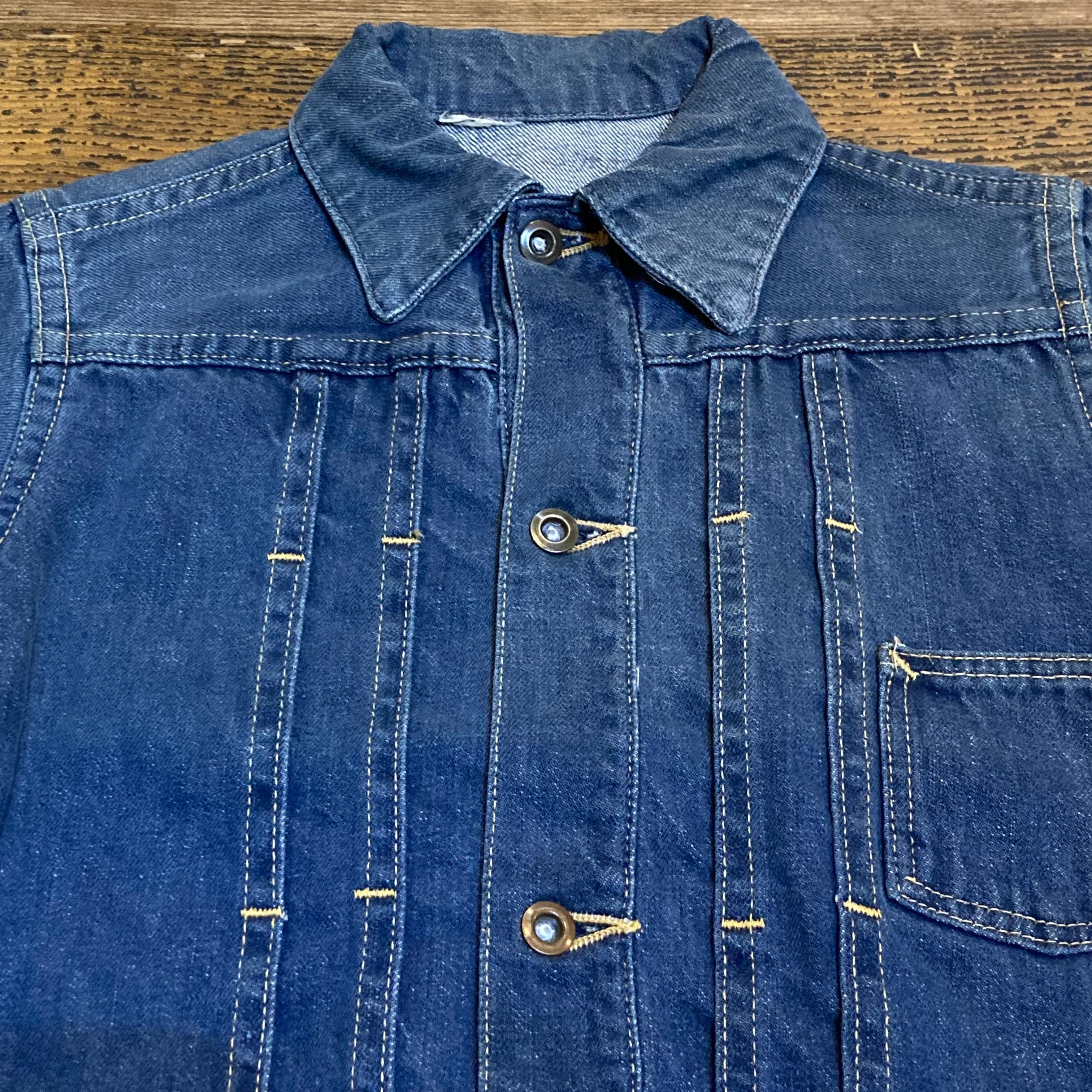 50's ショップブランド デニムジャケット1st型1ポケット 50's ショップブランド デニムジャケット1st型1ポケット 50's ショップ