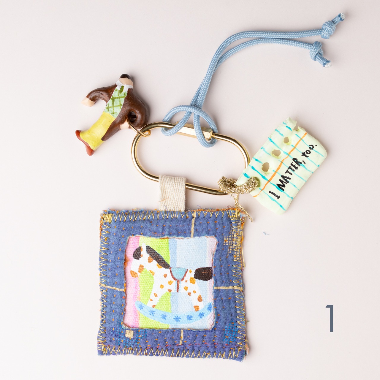 <YUKO MAEGAWA > 絵のチャームキーホルダー - 2