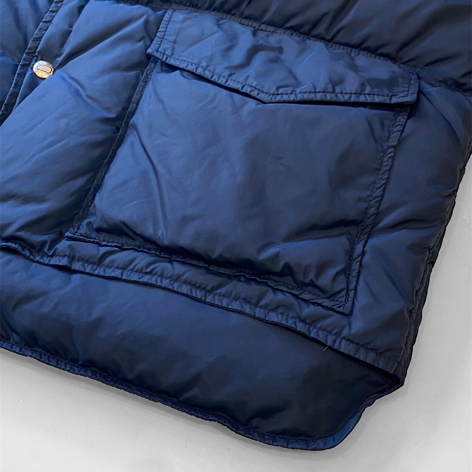 80s ウールリッチダウンベスト ブルー 80s Woolrich down vest ウールリッチ ダウンベスト [XL] | SAUS