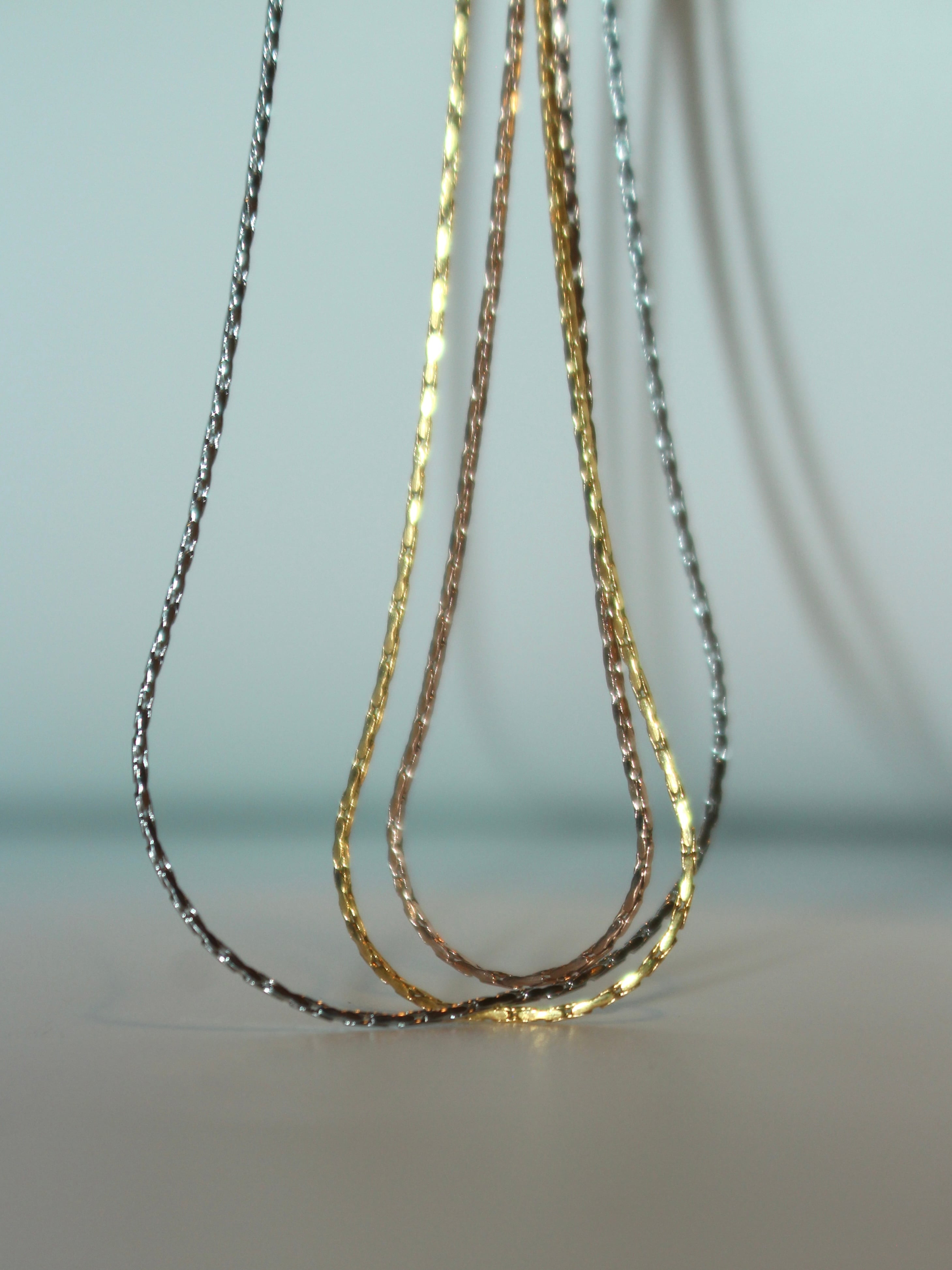 0.8mm skin necklace(アジャスターあり) | Larme.
