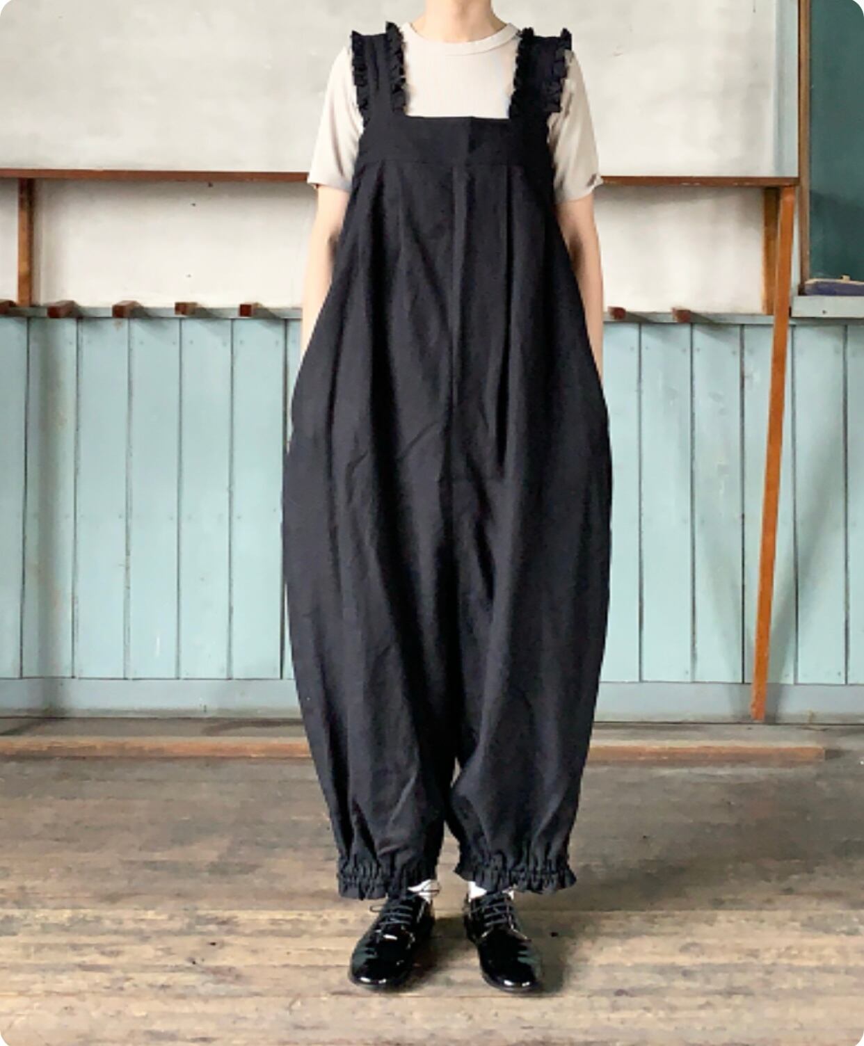 kosatofuku リネン パンツ グレー