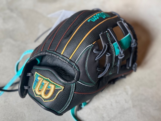 2026年モデル WILSON QUEEN DUAL 87型【Wilson】ソフトボール用グラブ ［Wilson直伝型付け］　ブラック×ブラックSS