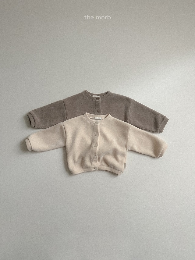 bello ribbed cardigan【minirobe】※12月中旬発送予定