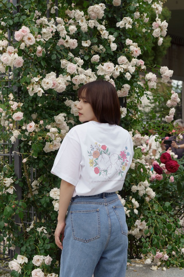 Back Print T-shirt White