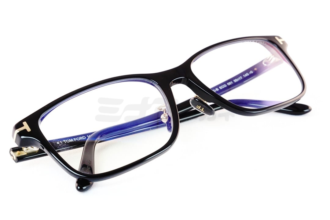 TOM FORD 伊製 TF5554 ブルーライトカット メガネ 定5.9万 日本限定 TOM FORD ブルーライトカット TF5926-D-B ECO 001 スクエア