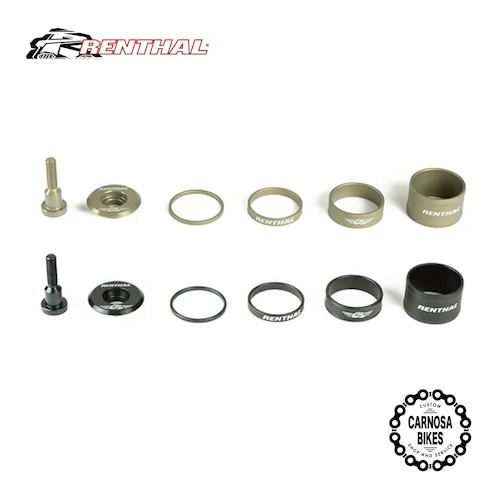 【RENTHAL】Top Cap and Spacer kit [トップキャップ＆スペーサーキット]