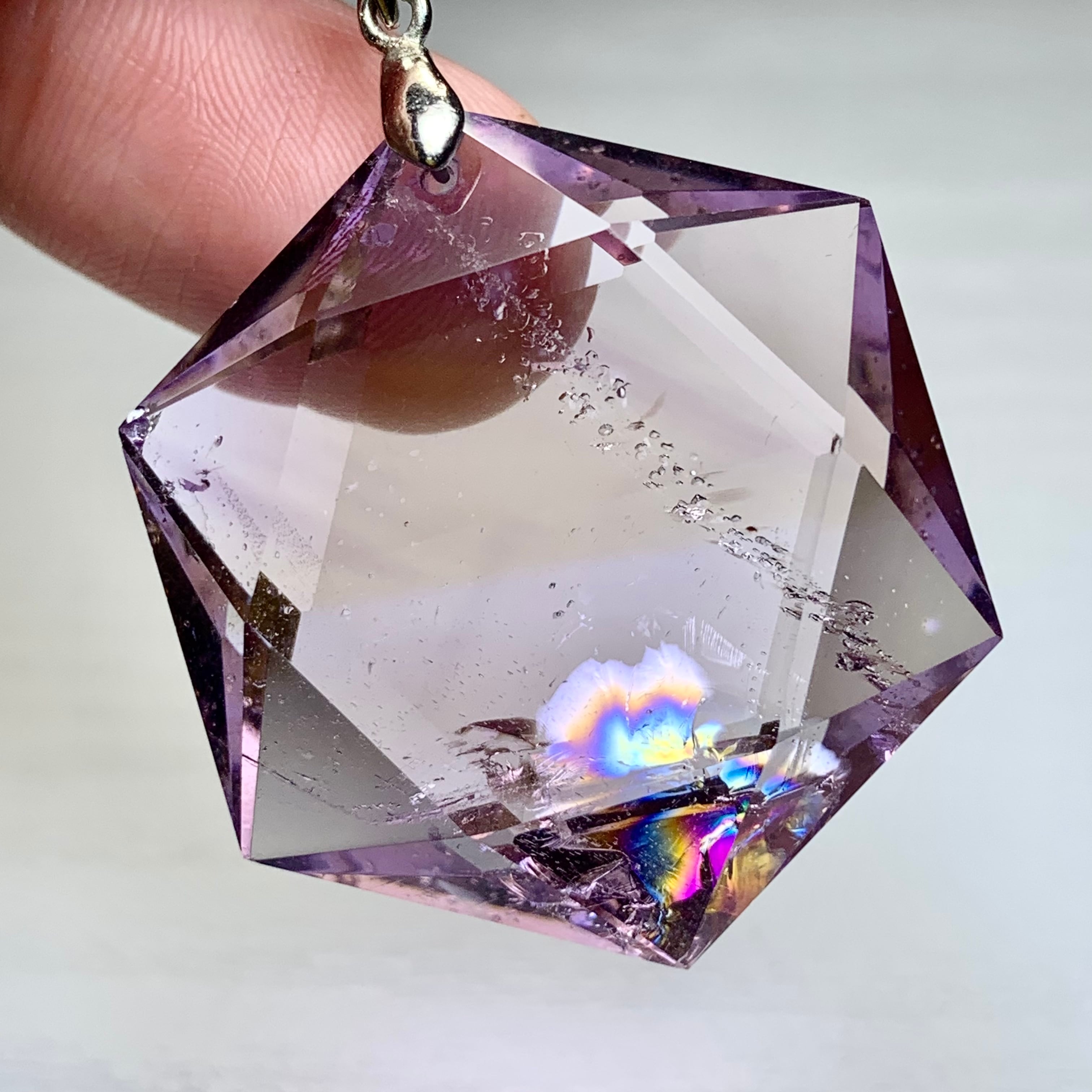 8.六芒星☆虹 アメトリン ペンダントトップ | Naturaltreasure