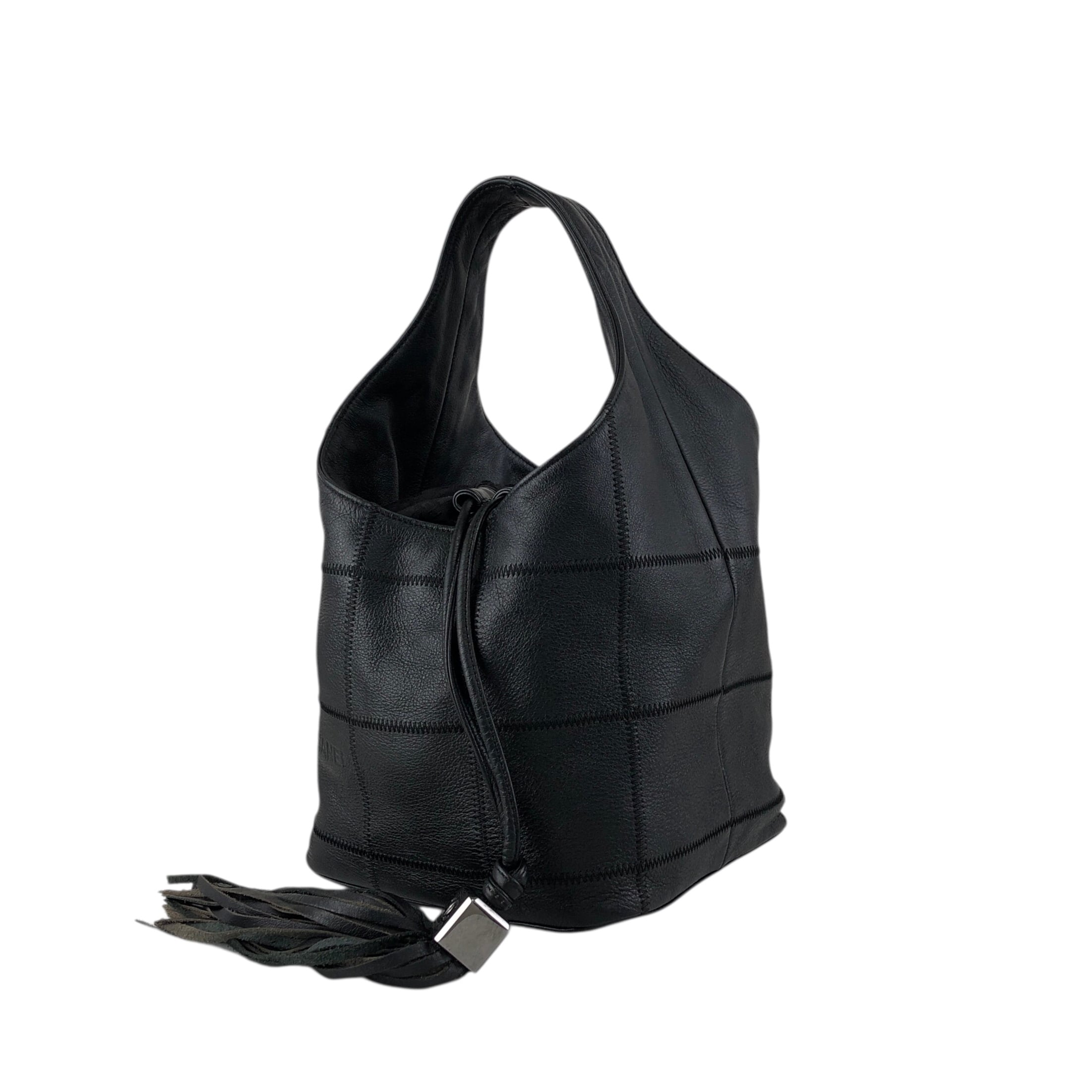 CHANEL シャネル チョコバー ハンドバッグ ブラック ココマーク