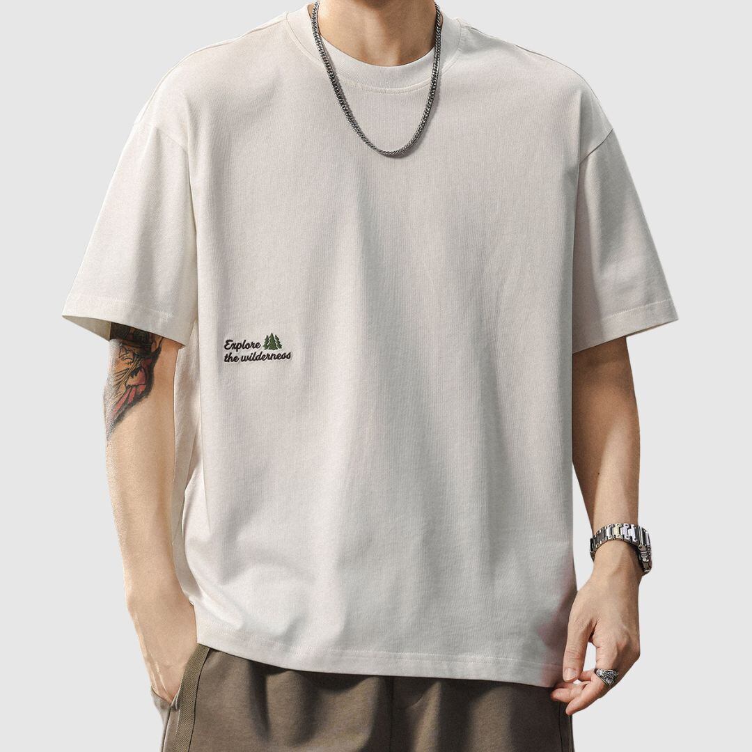 アウトドア刺繍Tシャツ H2769