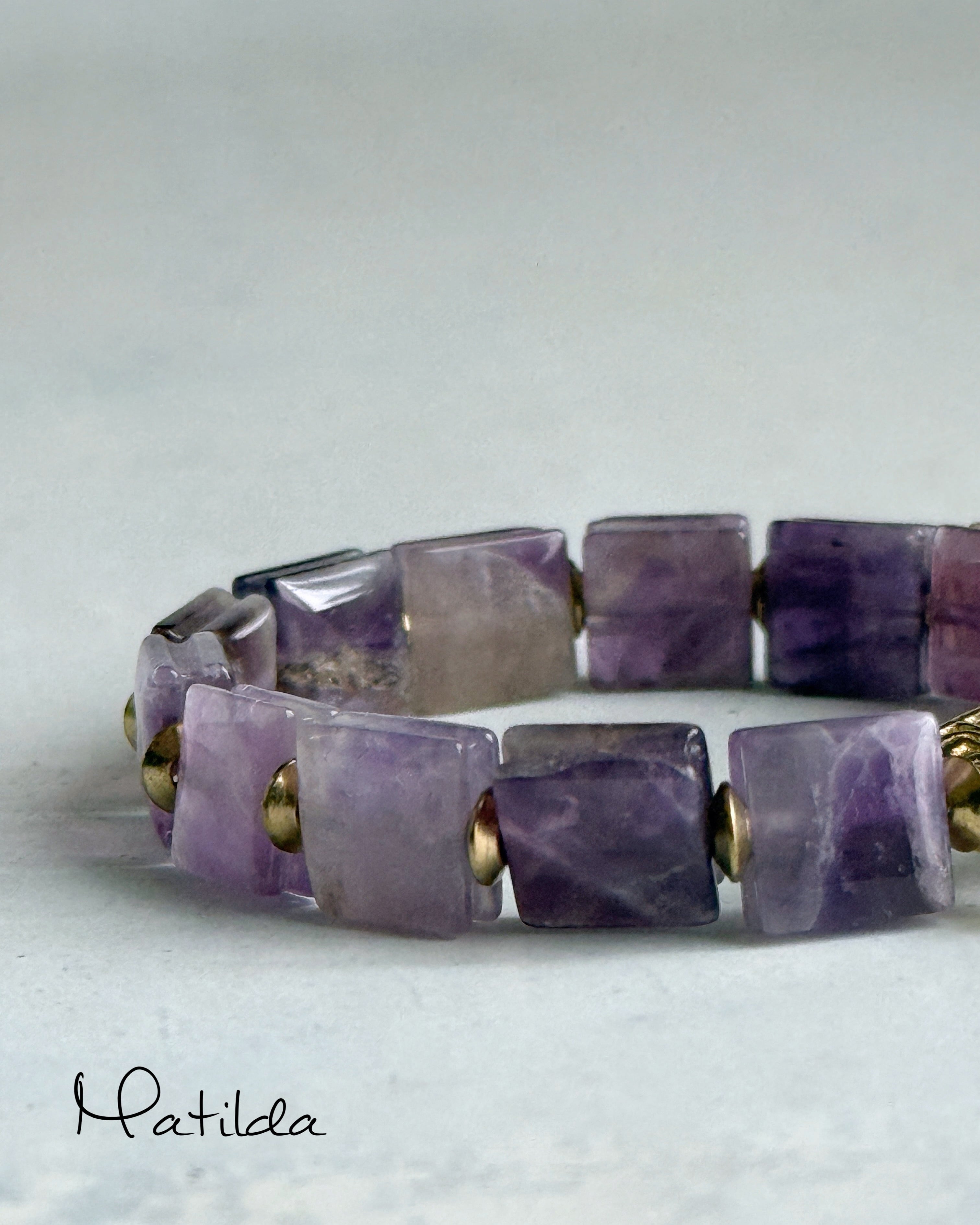 tumble bracelet(アメジスト)