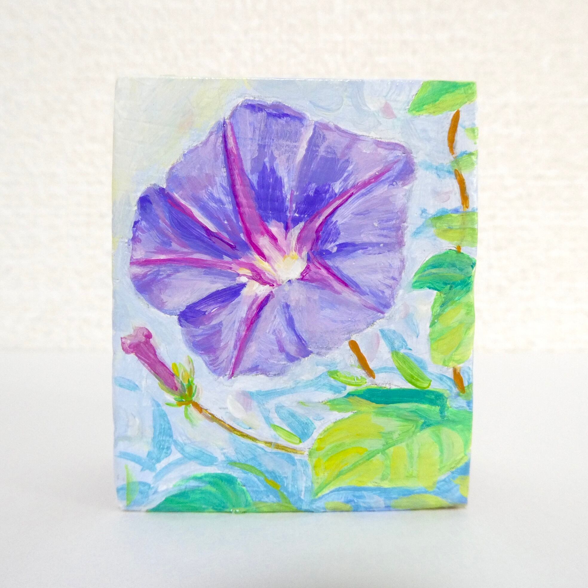 My life garden NO,15テクスチャーアート 花絵 フラワー