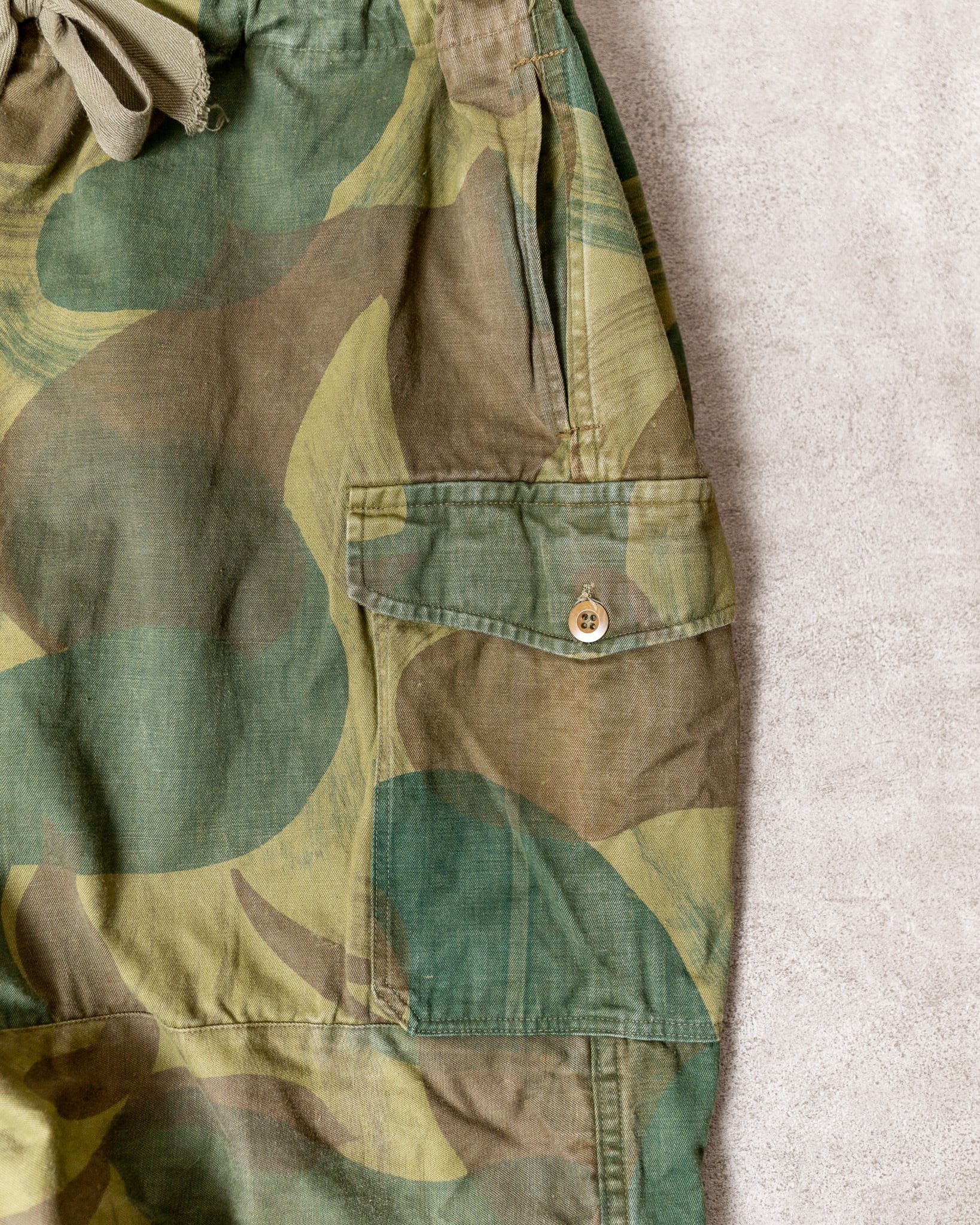 MINT】Belgian Army 50's Brushstroke Camouflage Trousers 実物