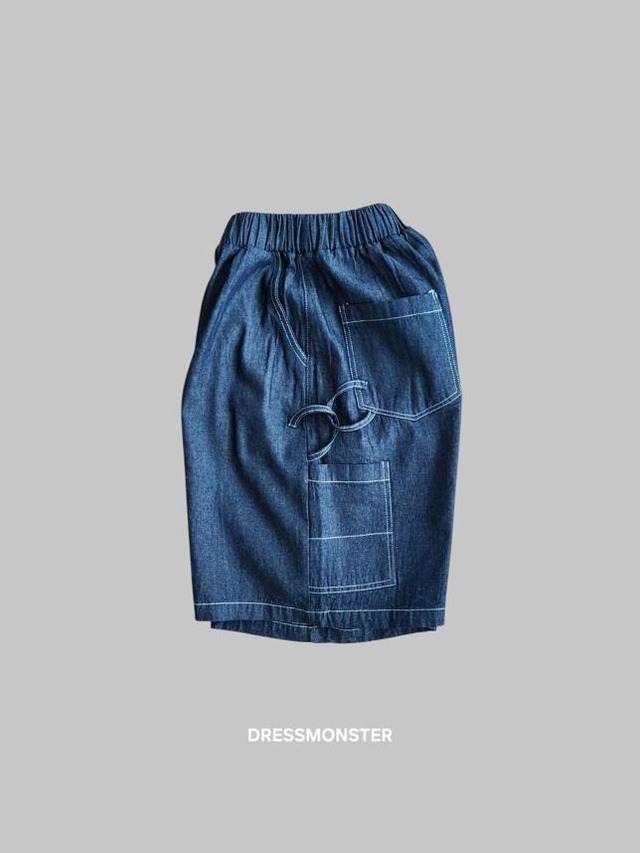 【取寄】dress monster｜bermuda carpenter pants｜バミューダカーペンターパンツ｜S-JM｜kids&jr｜26 summer