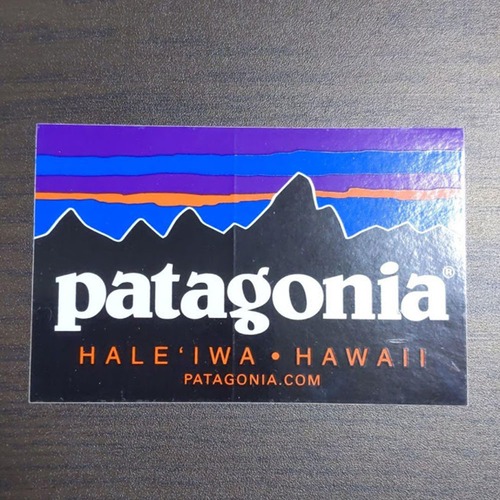 【pa-85】patagonia sticker パタゴニア ステッカー HALEIWA HAWAII ハワイ限定